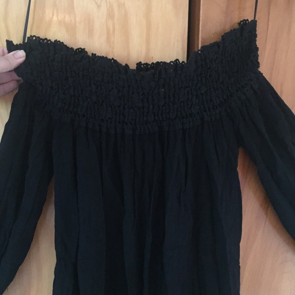 NWT OTS Black Crepe Shirt - Picture 2 of 3