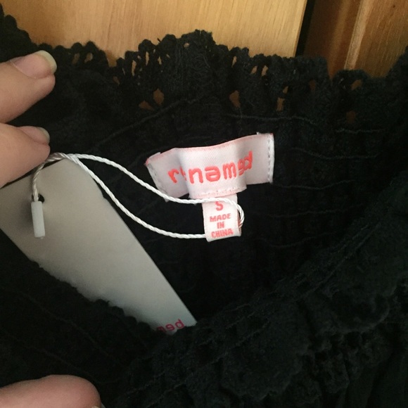 NWT OTS Black Crepe Shirt - Picture 3 of 3
