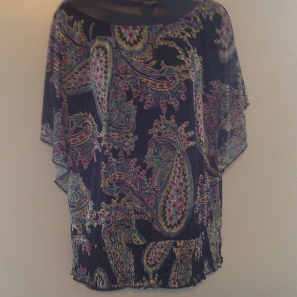 Pretty sheer back shirt