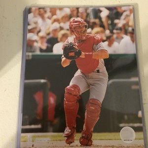 Four mlb pictures in plastic sleeves