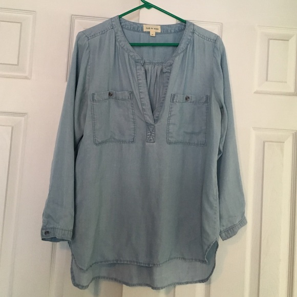 Cloth and Stone Chambray Popover