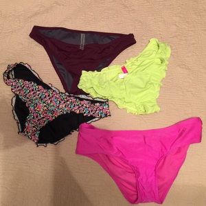 Victoria's Secret ruffle bottoms!