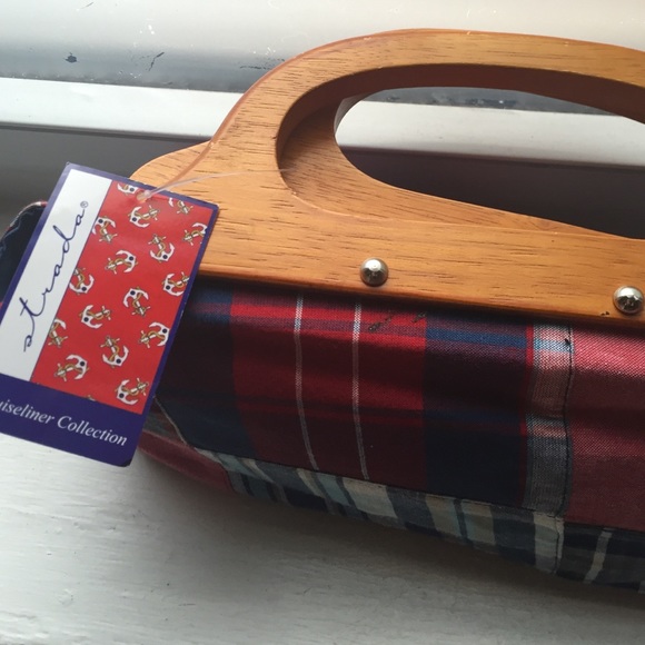 Plaid hand bag - Picture 3 of 3