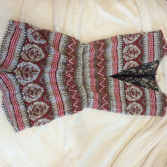 Uo Patterned Romper - image 2