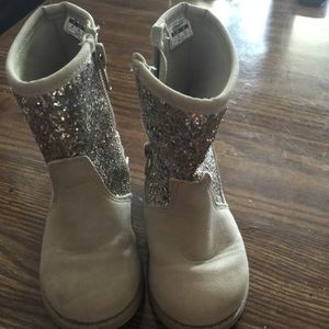 Girls Toddler glitter boots size 6