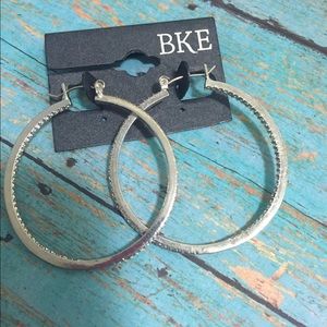 Bling BKE hoop earrings NWOT