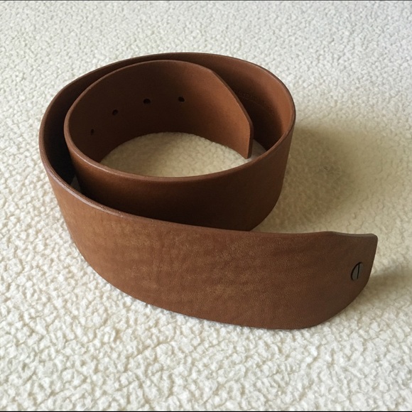 Wide Leather belt by EmersonMade