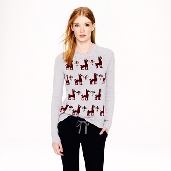 J. Crew Sweaters - Llama Sweater