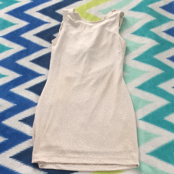 Cream, Sparkly Dress