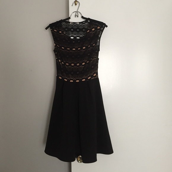 Black backless dress from ModCloth