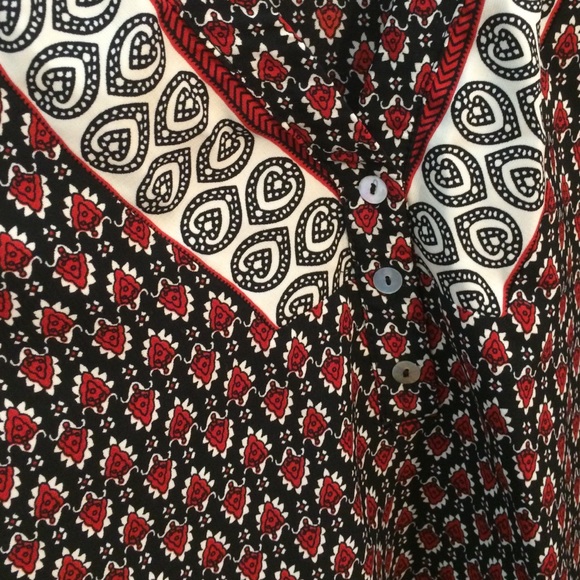 Bohemian quarter length sleeve top - Picture 2 of 4