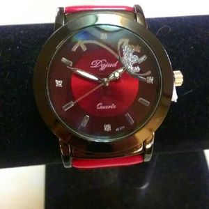HOT Red Womens Quartz watch