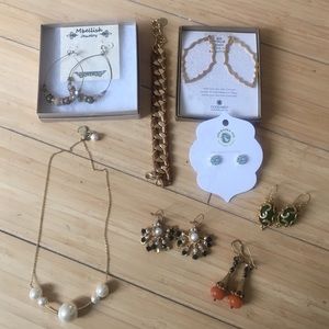 Gold Costume Jewelry Bundle