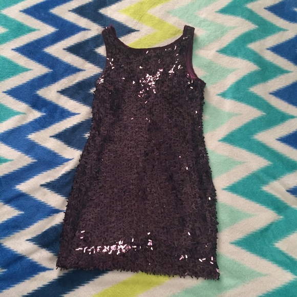 Purple, Sequin Dress