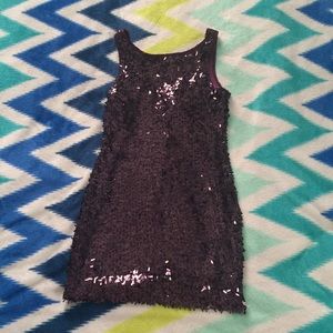 Purple, Sequin Dress