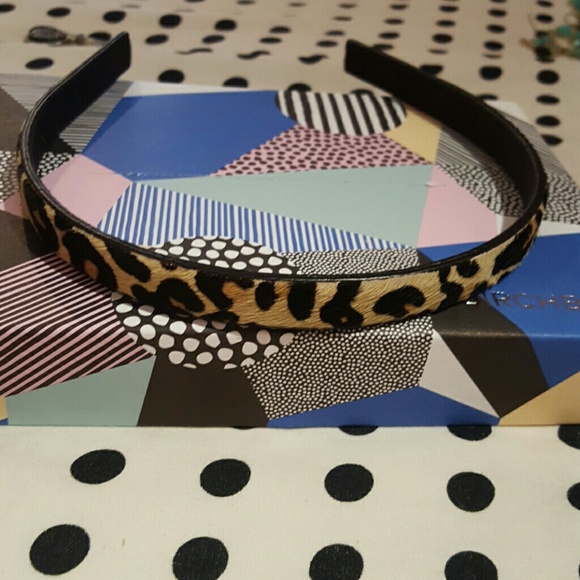 NEVER WORN! J. Crew Printed Calf Hair Headband