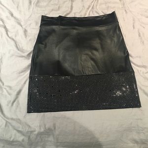 Bebe crystal skirt