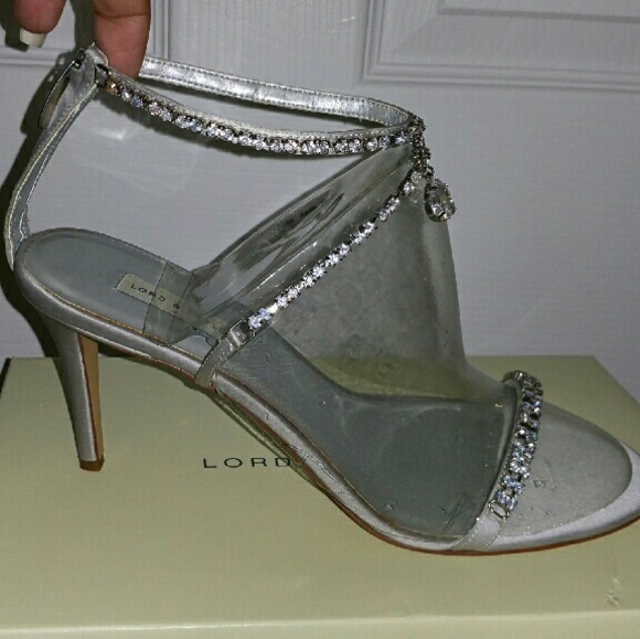 Millionaire jeweled satin sandals