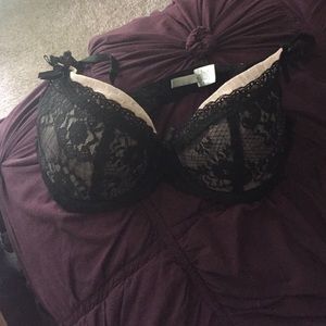 Rampage 38C Beautiful black and baby pink bra
