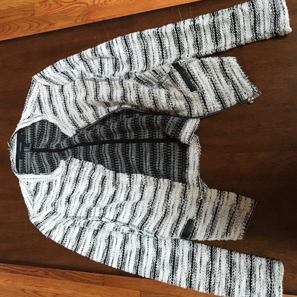 Black and white blazer jacket - Picture 1 of 4