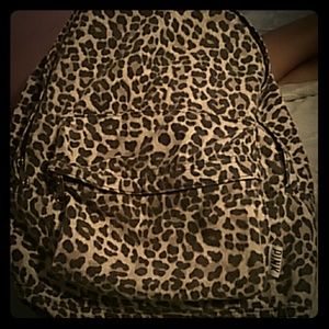 Pink cheetah back pack