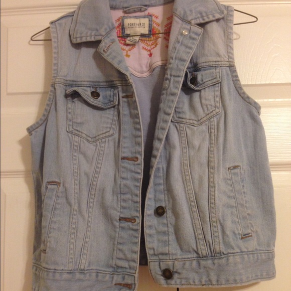 Denim vest