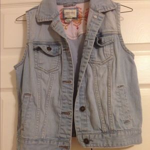 Denim vest