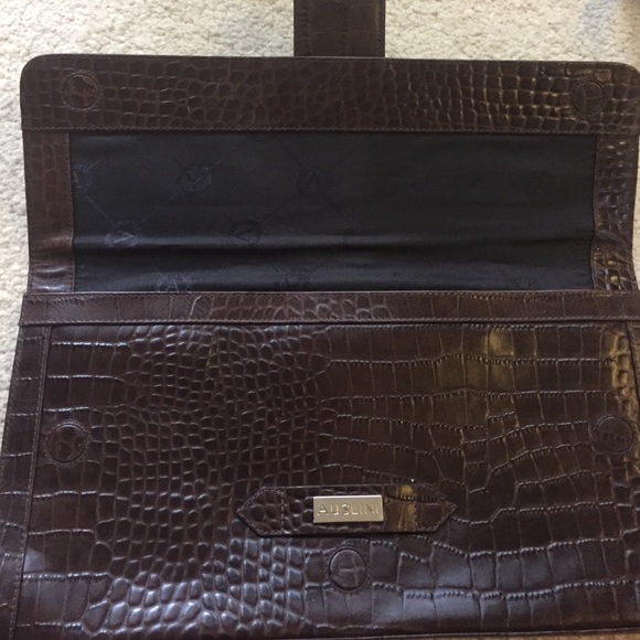 AUSLINI Envelope clutch. Brown - Picture 2 of 4