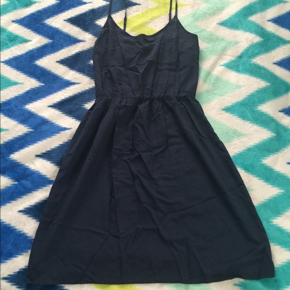 Navy straight dress
