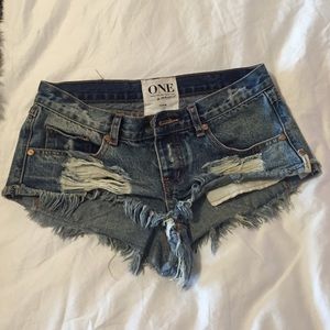 One teaspoon denim shorts