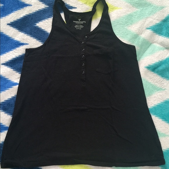 Black tank top