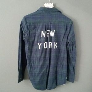 Green and Blue Flannel