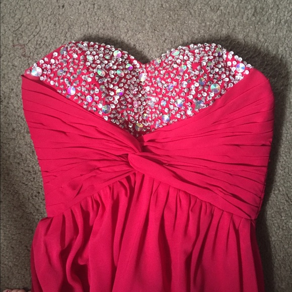 Red Prom Dress - Picture 3 of 4