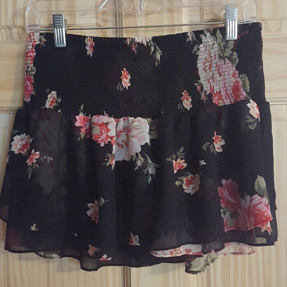 Express floral skirt