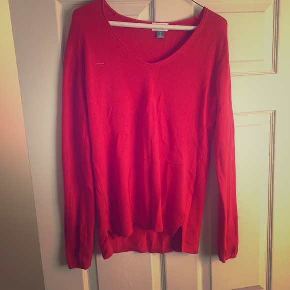 Red sweater size small