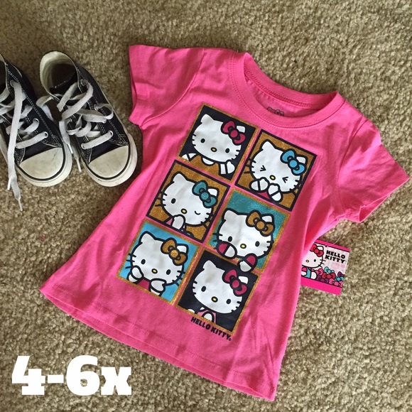 Hello Kitty T-Shirt 4-6x - Picture 2 of 2