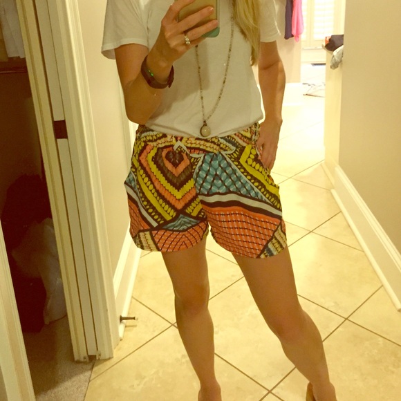 Tyche multi colored shorts. Size small