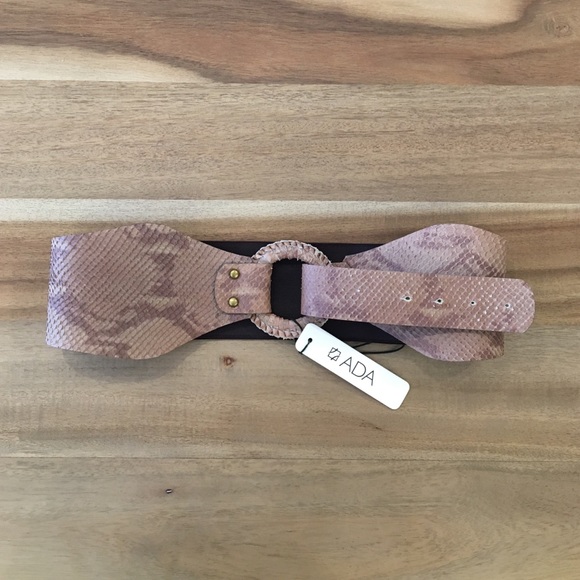 Ada Snake Skin Belt