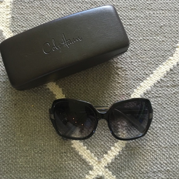 Cole Haan black & gray Sunglasses