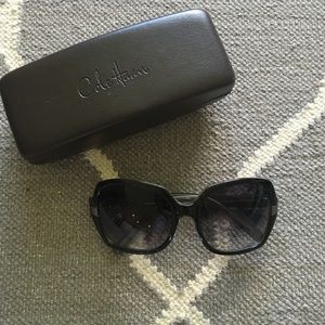 Cole Haan black & gray Sunglasses