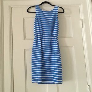 J. Crew women's size 00 sleeveless striped dress