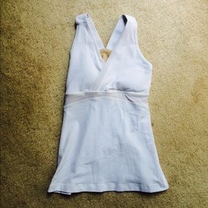 Lululemon white workout tank