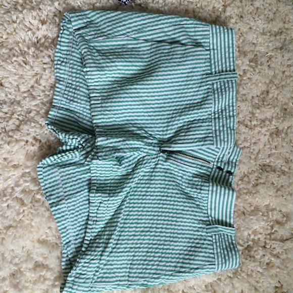 jcrew stripped shorts