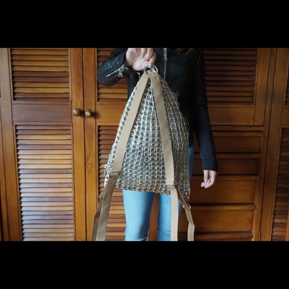 Handcrafted Soda Tab Backpack