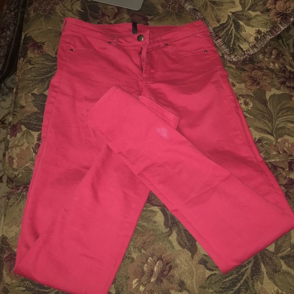 Red skinny legs!