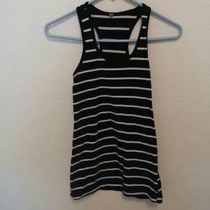 Striped tank top.