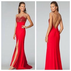 JOVANI JVN 93481 RED Gown