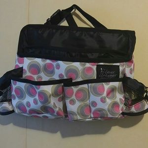 Clever container back of seat organizer