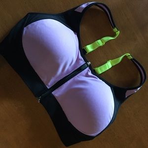 Power Shape High Support Front-zip Sports Bra. 34C