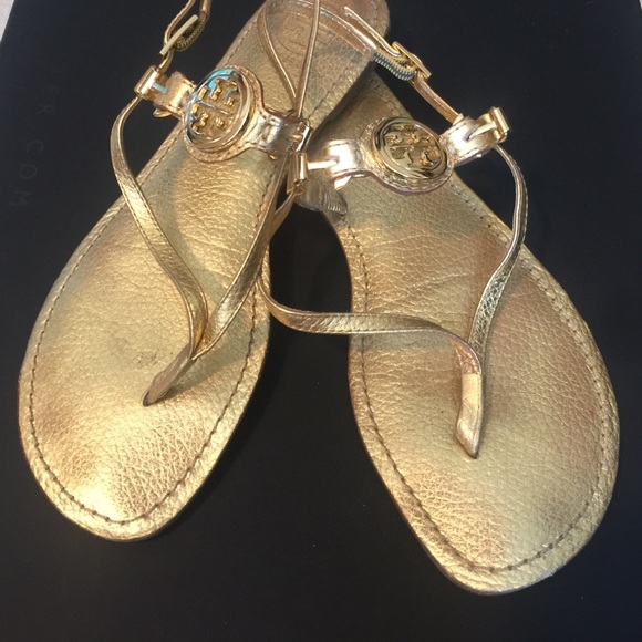 Tory Burch Gold Sandals